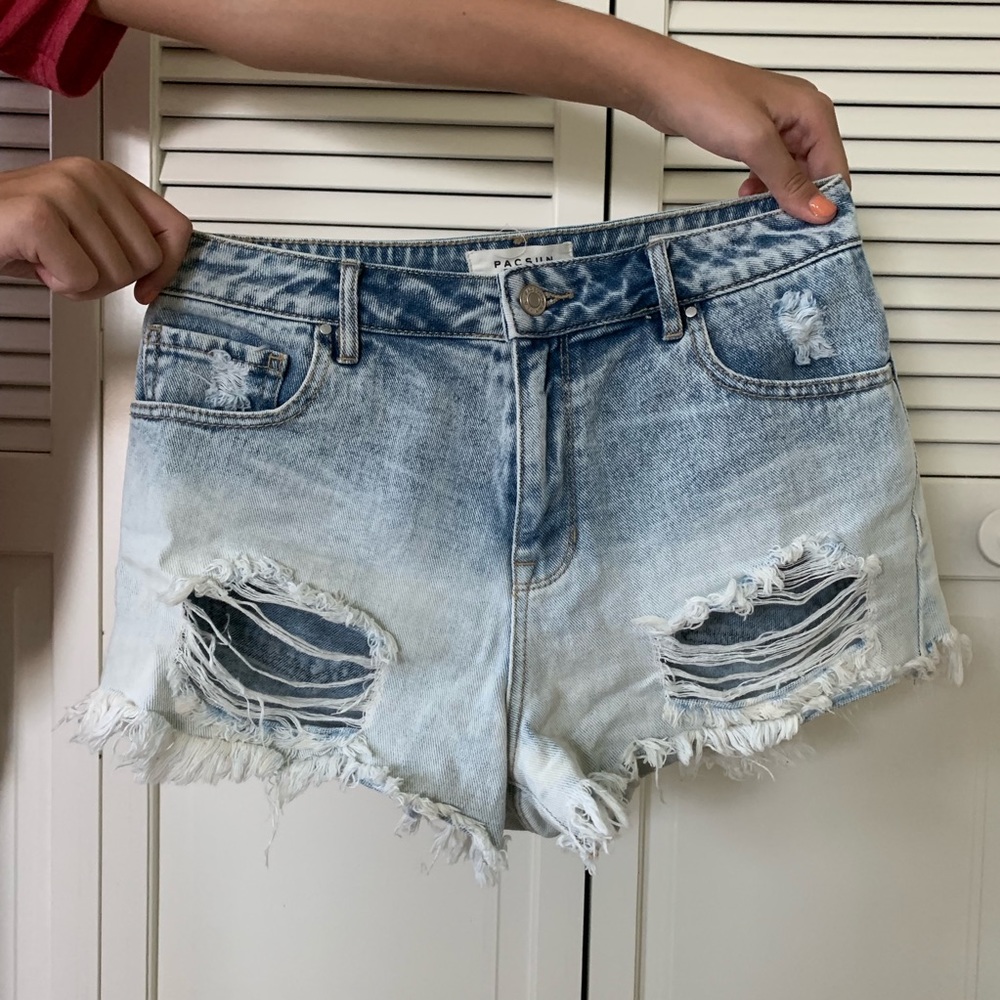 High Waisted Jean Shorts